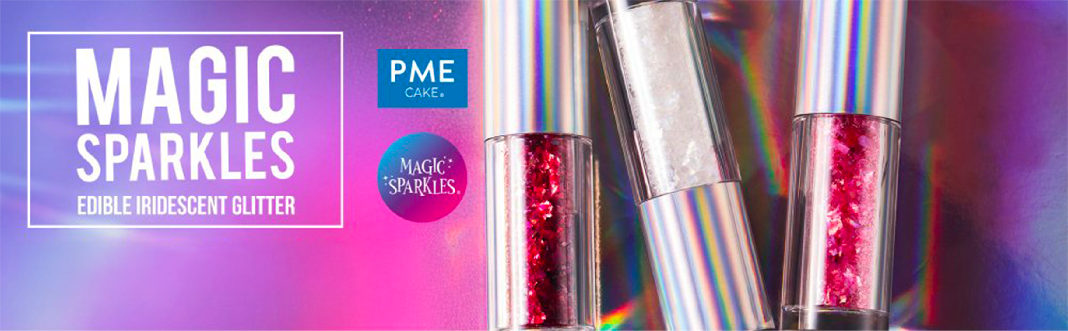 Glitter iridescenti edibili Magic Sparkles