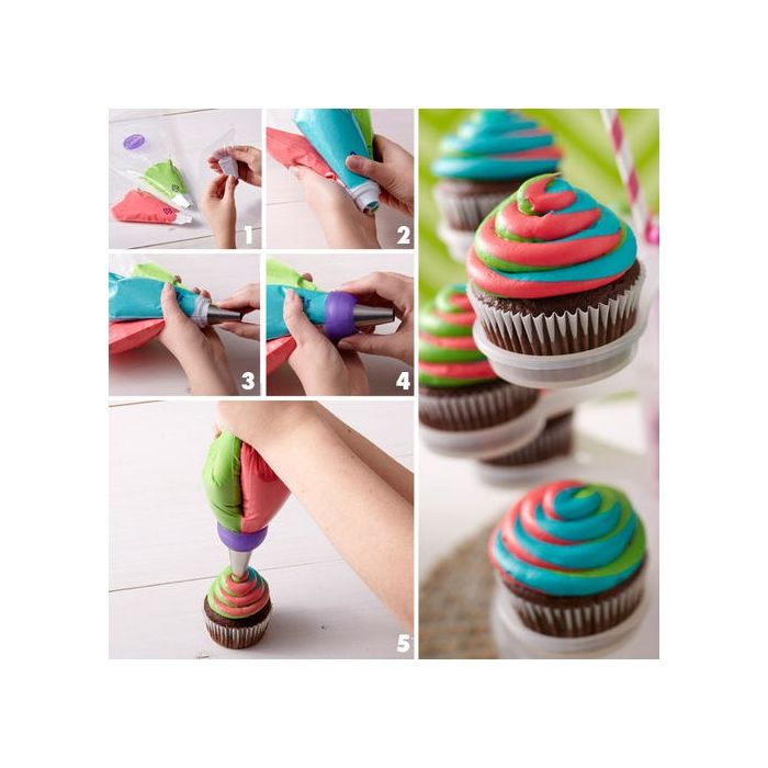 Wilton, Tasche da pasticcere USA e Getta, 12 pz