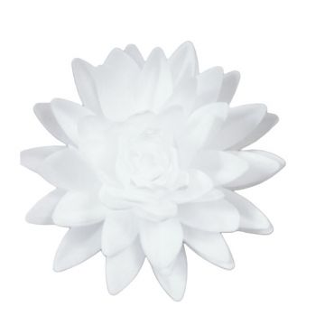1 Fiore Aster bianca ostia 12,5 cm