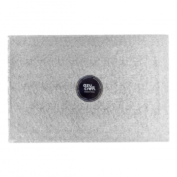 Cake Board rettangolare argento 35 x 45 x 3 mm