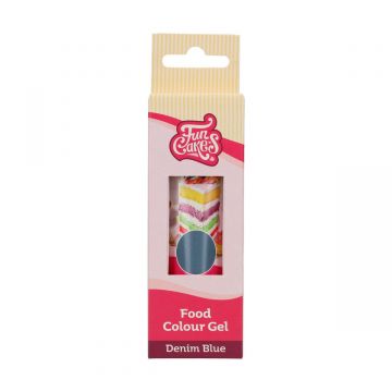 Colorante alimentare gel FunColours Denim Blu 30 gr