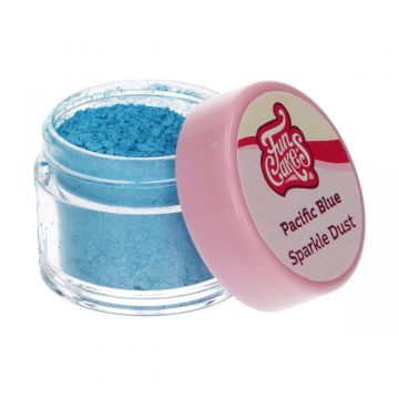 Colore Polvere Pacific Blu sparkles Funcakes 3,5 gr