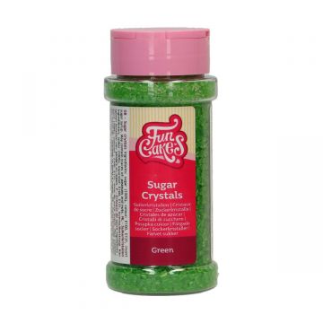 cristalli di zucchero verdi