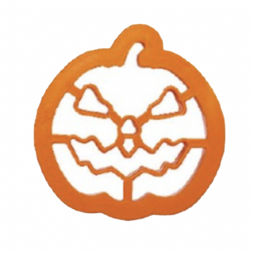 Tagliapasta halloween a forma di Zucca terrificante 8 cm