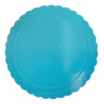 Vassoio per torta 30 Ø x 3 mm color azzurro cielo
