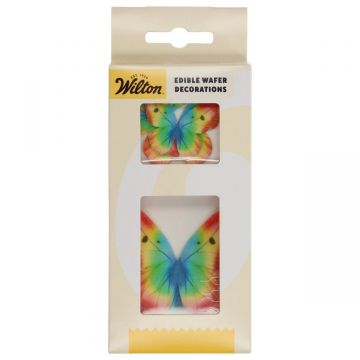Farfalle in ostia Arcobaleno - Wilton - 8 pz