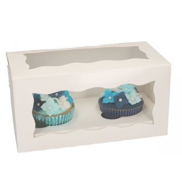 Cupcake Box 2 - bianco 5 pezzi