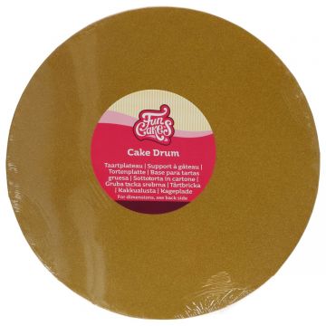 Cake board vassoio tondo Shimmering ORO 25 cm