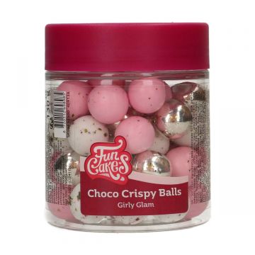 Perle di cioccolato grandi - Crispy - Girly Glam 130 gr FunCakes
