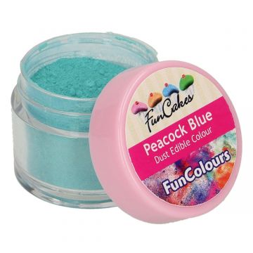 Colore Polvere Blu Pavone Funcakes 3,5 gr