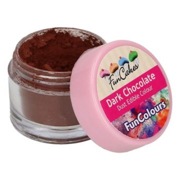 Colore Polvere Cioccolato scuro Funcakes 3,5 gr
