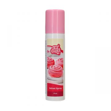 Spray Velvet velluto Rosa Funcakes 100 ml