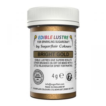Colore Polvere alimentare Lustre Bright Gold 4 gr 