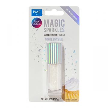 Magic Sparkles glitter edibile White Crystal 3 gr