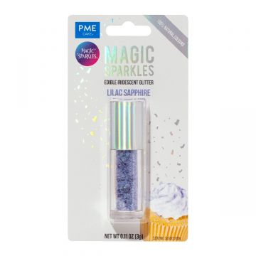Magic Sparkles glitter edibile Lilla zaffiro 3 gr