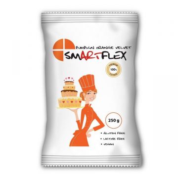 SmartFlex pasta di zucchero arancione velvet 250 gr