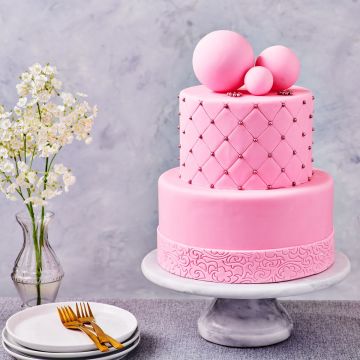 Pasta di Zucchero da copertura 500 gr Rosa Baby Funcakes