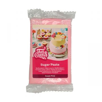 Pasta di Zucchero FunCakes 250g Rosa Sweet