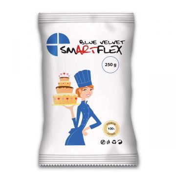 SmartFlex pasta di zucchero velvet blu 250 gr