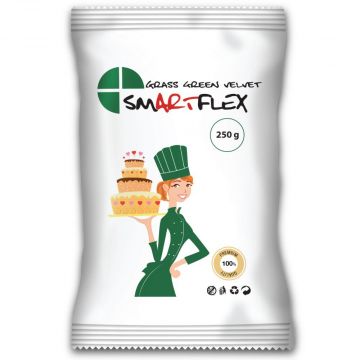 SmartFlex pasta di zucchero velvet verde erba 250 gr