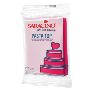 Pasta di zucchero Top Saracino Fucsia 250 gr