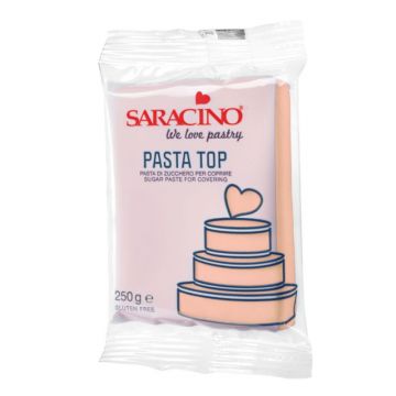 Pasta di zucchero Top Saracino Rosa Beige  250 gr