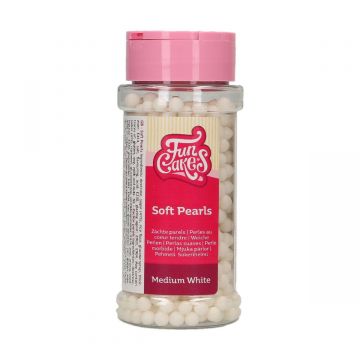 perle di zucchero medie colore bianco