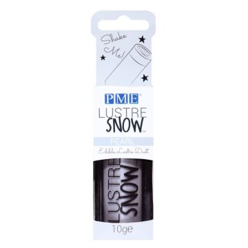 Glitter edibile Lustre Snow Argento 10 gr PME