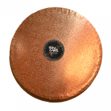 Cake board 30 cm Bronzo h 1,2
