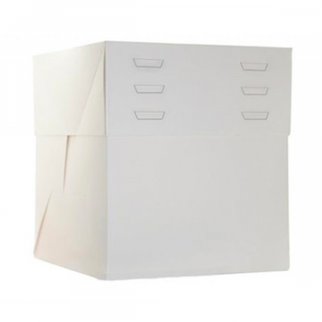 Scatola per torta altezza regolabile 35 x 35 altezza da 20 a 30 cm