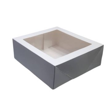 Scatola con finestra 35 x 35 h 9,5 cm