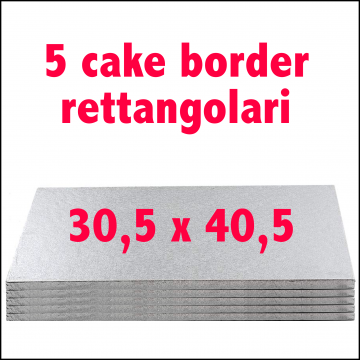 5 Cake border 40,5 x 30,5 h 1,2 cm
