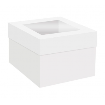 25 scatole alte con finestra 20 x 20 x 25 cm Simply Making
