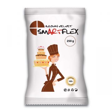 SmartFlex pasta di zucchero velvet marrone 250 gr