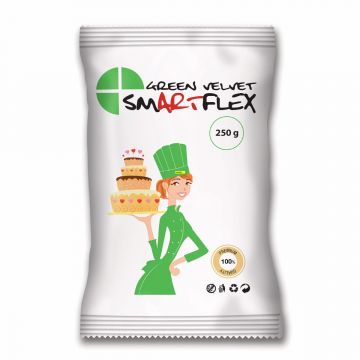 SmartFlex pasta di zucchero velvet verde 250 gr