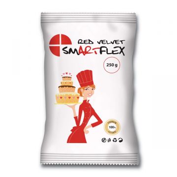 SmartFlex pasta di zucchero velvet rosso 250 gr