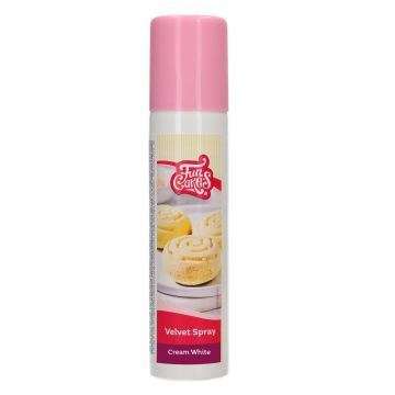 Spray Velvet velluto bianco crema Funcakes 100 ml
