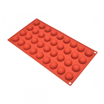 Stampo cioccolato o dolcetti semisfera 32,5 x 17 cm