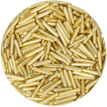  Sprinkle sugar rods Oro giallo 70 gr