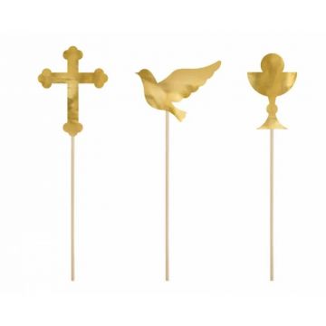 Set 6 topper prima comunione 31,5 cm