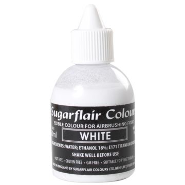 Colorante per aerografo Sugarflair Bianco 60 ml