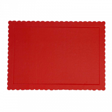 Cake Board 25 x 35 x 3 mm rosso