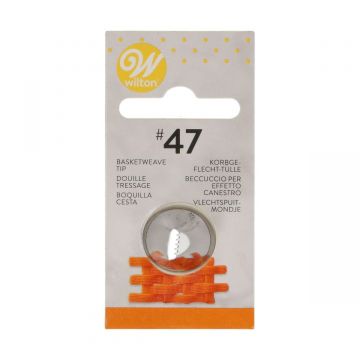 Beccuccio decorativo Wilton 047 cesto intreccio cardato