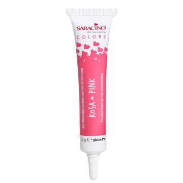 Colorante Gel Rosa Saracino 20 gr