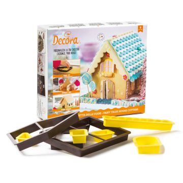 Set 8 tagliapasta casetta delle fiabe Decora