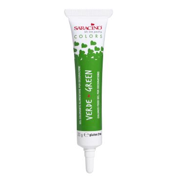 Colorante Gel Saracino Verde 20 gr