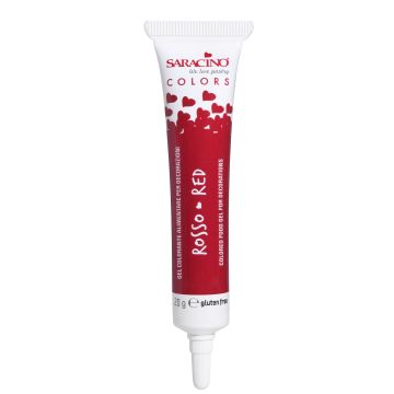 Colorante Gel Rosso Saracino 20 gr