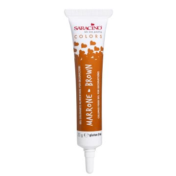 Colorante Gel Marrone Saracino 20 gr