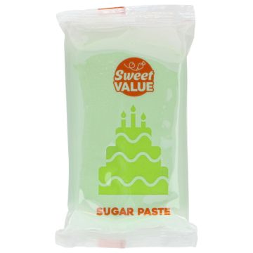 Pasta di zucchero verde erba Sweet Value 200 gr