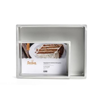 Teglia professionale anodizzata rettangolare 20 x 30 x 10 cm